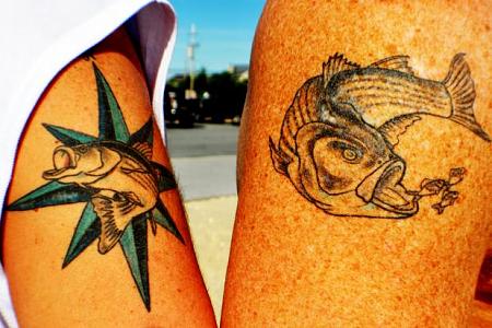 saltwater fishing tattoos